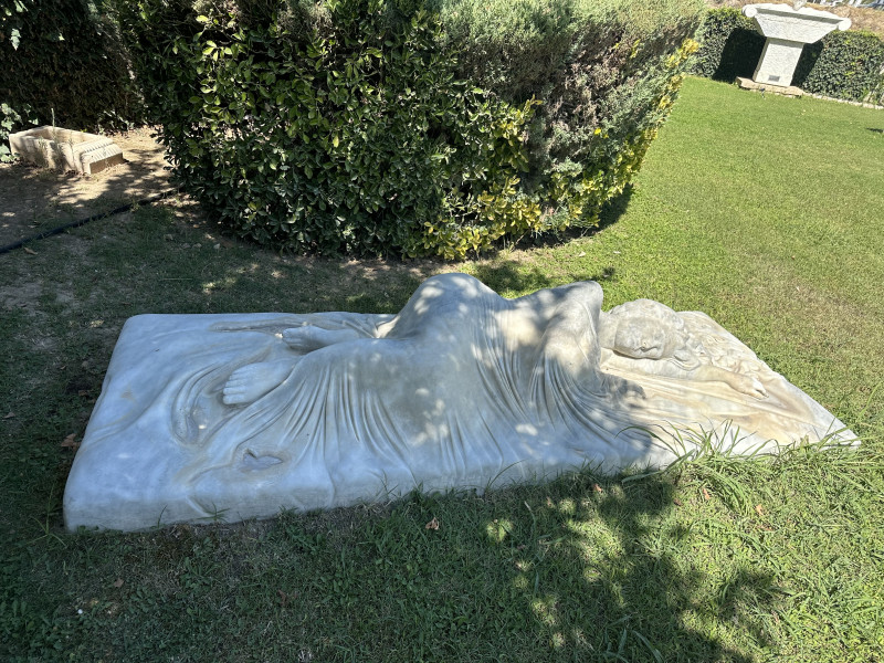 sleeping girl sculpture